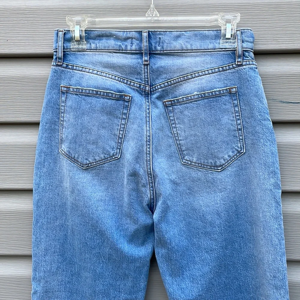 LOFT High-Rise Light Wash Boyfriend Jeans